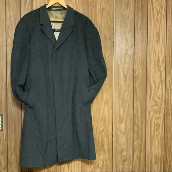 Dhobi Jackets Coats Dhobi 0 Wool Mens Trench Coat Gray Coat Made In England 44r Poshmark